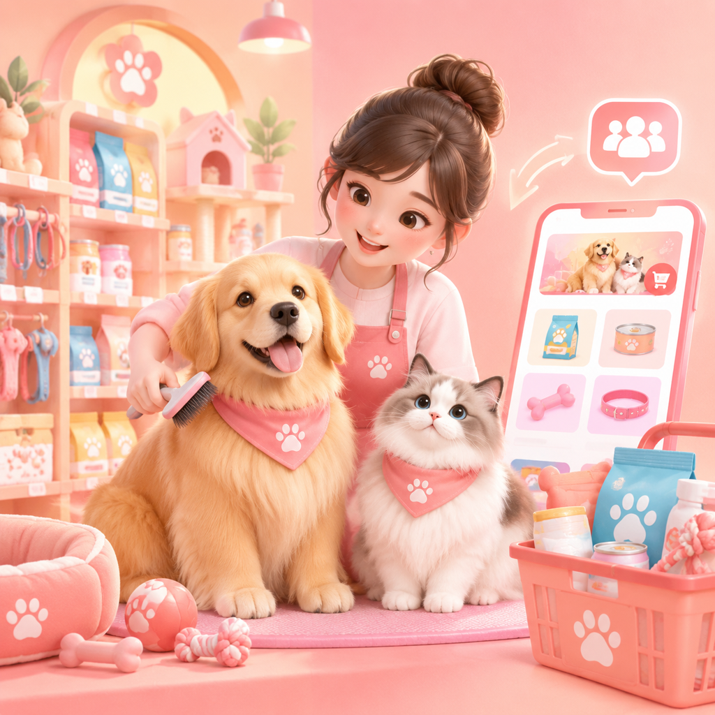 宠物用品社群团购小程序